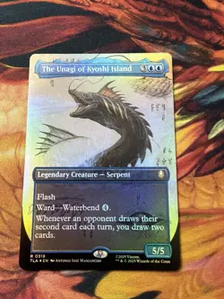 Mint/Near-Mint, English - 1 x MTG The Unagi of Kyoshi Island - Foil - Borderless - Image 2