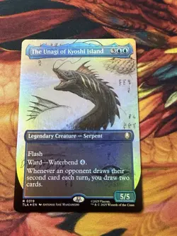 Mint/Near-Mint, English - 1 x MTG The Unagi of Kyoshi Island - Foil - Borderless - Image 3