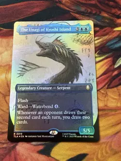 Mint/Near-Mint, English - 1 x MTG The Unagi of Kyoshi Island - Foil - Borderless - Image 5