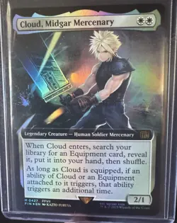 Cloud, Midgar Mercenary (Extended Art) Final Fantasy Foil - Image 1