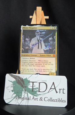 MISTER NEGATIVE ~ NM ~ MTG Magic- 0135 SPM Marvel Spider-Man FOIL - Image 1