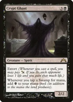 Crypt Ghast MP #61 Gatecrash MTG - Image 1