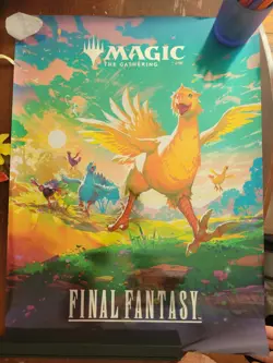 MTG Final Fantasy promo posters! 18X24! 1 foil !!!! - Image 1