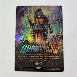 Windfall Foil Secret Lair X Iron Maiden: Eddie Unchained MTG SLD Sorcery Wheel - Image 1
