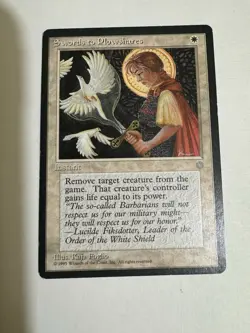 Magic The Gathering Swords to Plowshares 1995 (Ice Age) - Image 1