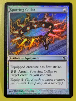 FOIL Sparring Collar x1 Fifth Dawn 1x Magic the Gathering MTG - Image 1