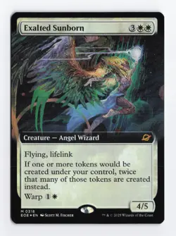 Exalted Sunborn (Extended Art) Foil M Edge of Eternities MTG Card TCG NM - Image 1