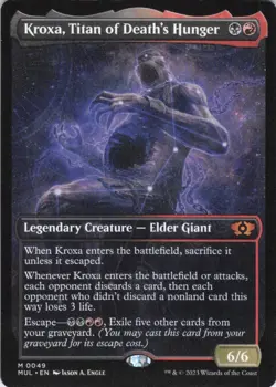 MTG Kroxa, Titan of Death's Hunger (49) | NM | MOM: Multiverse Legends {MUL} - Image 1