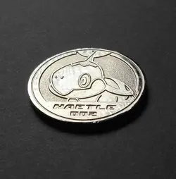 Turtwig Pokemon Coin Silver Japanese No.002 Rare Nintendo From Japan F/S - Image 2