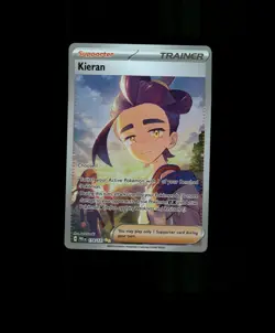 HOLO Kieran Card Kieran Pokemon Card READ DESCRIPTION BELOW p2 - Image 1