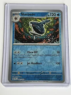 Sharpedo 043 / 162 Pokemon SV Temporal Forces 2024 Near Mint Reverse Holo - Image 1