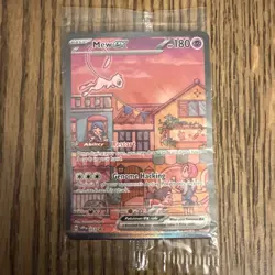 Mew EX SVP 053 Black Star Promo Full Art Pokemon TCG Scarlet Violet 151 Sealed - Image 1