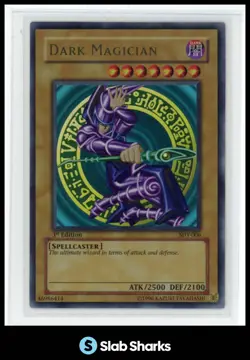 2002 YU-GI-OH! YUGI #SDY-006 DARK MAGICIAN 1ST EDITION ASIAN-ENGLISH - Image 1