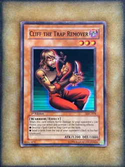 Yugioh Cliff the Trap Remover MFC-078 Common 1st Ed LP - Image 1