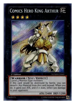 Comics Hero King Arthur Secret Rare NUMH-EN041 NM - Image 1