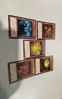 YuGiOh EGYPTIAN GODS CARDS OBELISK SLIFER RA Sphere Mode Phoenix SBC2 PScR - Image 1