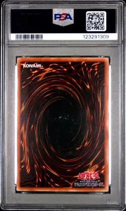 2003 YU-GI-OH! ULTIMATE RARE BLACK LUSTER SOLDIER ENVOY OF THE BEGINNING PSA 9 - Image 2