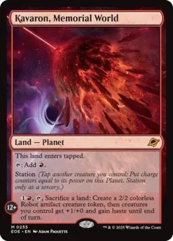 Kavaron, Memorial World -Foil Light Play MTG Edge of Eternities - Image 1