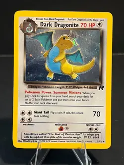Dark Dragonite 5/82 Team Rocket Holo - LP - Pokemon Card - Vintage - Image 1