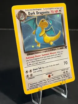 Dark Dragonite 5/82 Team Rocket Holo - LP - Pokemon Card - Vintage - Image 3