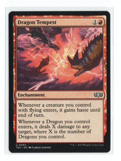 MTG - Dragon Tempest - Normal - Commander: Tarkir: Dragonstorm - NM - Image 1