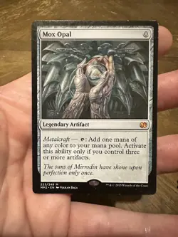 Mox Opal Modern Masters Magic The Gathering Rare Card : Light Play - Image 1