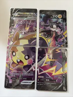 Morpeko V-Union SWSH287/SWSH288/SWSH289/SWSH290 Pokemon Cards Black Star Promo - Image 1