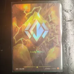 2025 League of Legends Riftbound English TCG Card Body Rune OGN·126a/298 Alt Art - Image 1