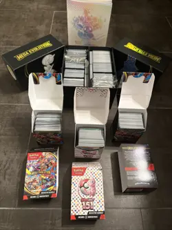 Pokemon Giant 1,500+ Card Bulk Lot - Mega Evolutions ETBs And 151 Bundle Boxes - Image 1