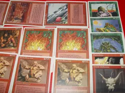 MTG 16x 4th edition chronicles red green stone giant magic cards - Image 3