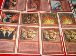 MTG 16x 4th edition chronicles red green stone giant magic cards - Image 5