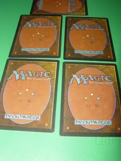 MTG GREED 4th edition Lifelace black knight green magic card lot LP - Image 5