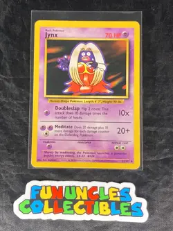 Jynx 31/102 Uncommon Base Set Unlimited Pokemon Card - Image 1