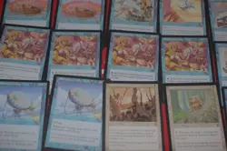 MTG 15x Mercadian Masques balloon peddler playset blue magic card lot MP - Image 4