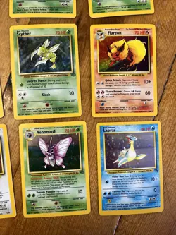 Pokemon TCG Vintage 1995 Set Holo Lot of 25 Cards ALL HOLOS - Image 5