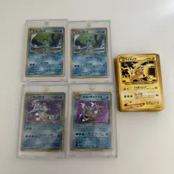 Japanese Vintage Pokemon Cards 54 Cards 4 Holo - Image 1