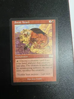 MTG - NM - Sneak Attack - Urza's Saga - Image 1