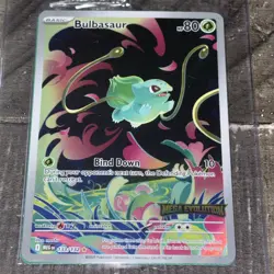 Bulbasaur Stamped Promo Card 133/132 Pokemon TCG Mega Evolution Near Mint Sealed - Image 1