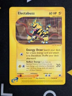 Electabuzz 76/165 Non Holo Uncommon Expedition Base Set Pokemon Card 2002 NM/LP - Image 1