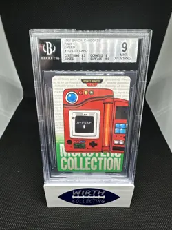 1996 Bandai Carddass Part 1 Green #152 List Card 1 BGS 9 - Image 1