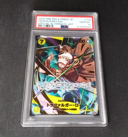 PSA 10 Gem Mint TRAFALGAR LAW ONE PIECE CARD GAME ALTERNATE ART PRB02 japanese - Image 1