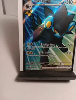 Luxray EX 195/167 Twilight Masquerade Holo Ultra Rare Pokemon Card English LP - Image 5