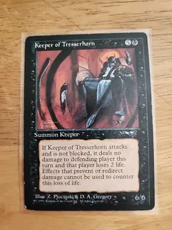 Keeper of Tresserhorn - Alliances - MTG Magic - Rare - Black Creature - Image 1