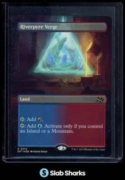 2025 MAGIC THE GATHERING AETHERDRIFT #0372 RIVERPYRE VERGE FOIL RARE - Image 1
