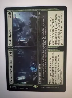 NM Experimental Lab/Staff Room, MTG, Duskmourn Commander, Magic the Gathering 33 - Image 1