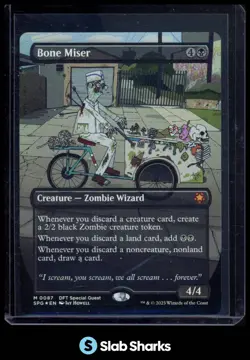 2025 MAGIC THE GATHERING AETHERDRIFT #0087 BONE MISER SPECIAL GUESTS BORDERLESS - Image 1