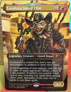 FULL ART PROMO FOIL Laughing Jasper Flint NM RCQ Magic Secret Lair SLP Pro Tour - Image 1