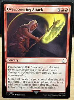 MTG Assassin's Creed 0037 Overpowering Attack Sorcery UNCOMMON - Image 1