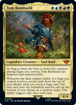 MTG M #234 FOIL Tom Bombadil - Lord of the Rings Tales of Middle-earth LTC NM/M - Image 1