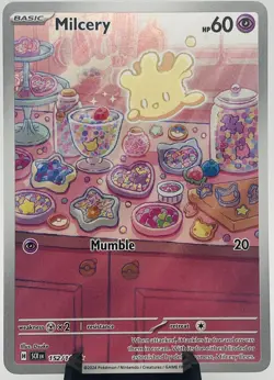 Milcery 152/142 Sv07: Stellar Crown Illustration Rare IR Full Art Pokemon TCG NM - Image 1
